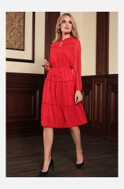 Платье Bazalini 3784 красный