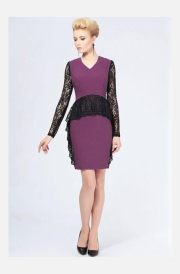 Платье Bazalini 1299 бордо