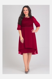 Платье Anastasia Mak 572 бордо