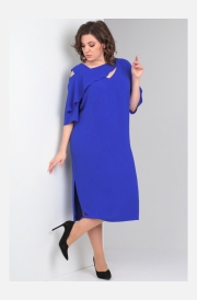 Платье Viola Style 01036 василек