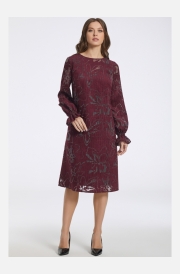 Платье Bazalini 4605 бордо узор